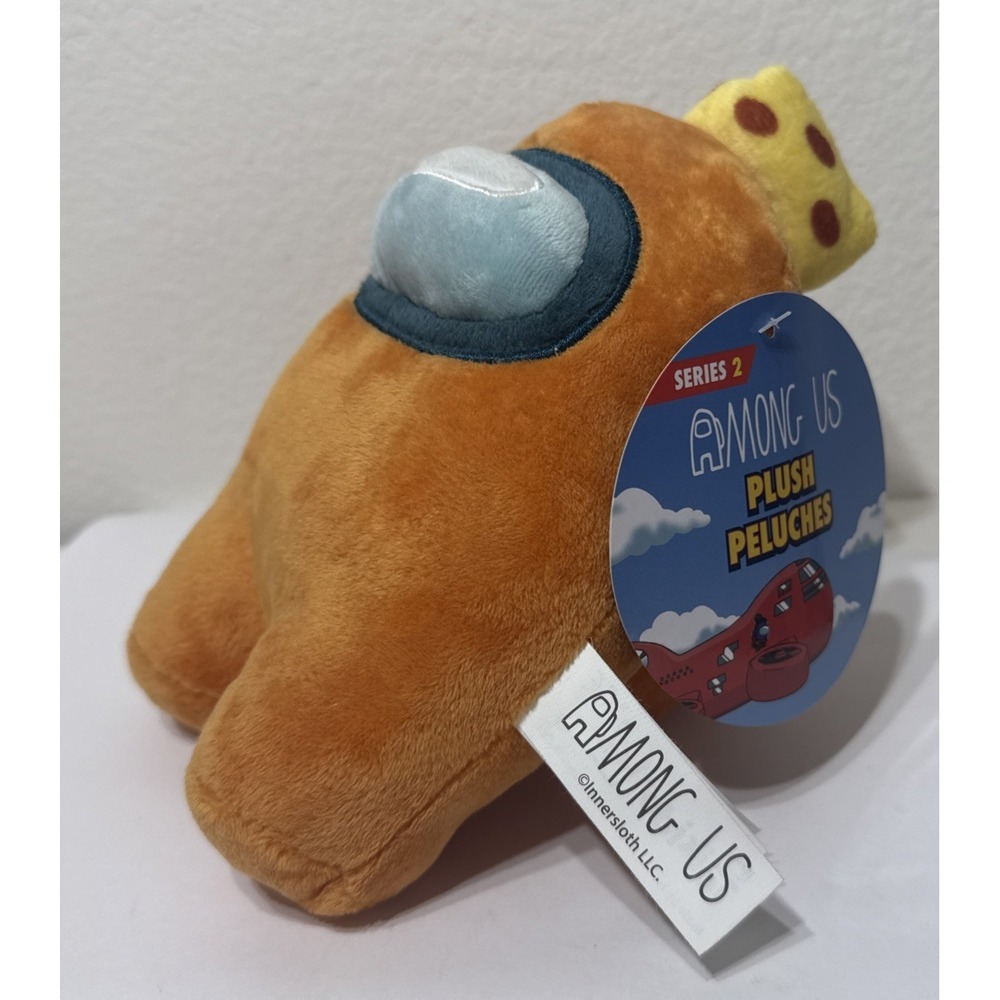 Among Us Series 2 Orange Cheese Head Crew Imposter Toikido Innersloth Plush NEW